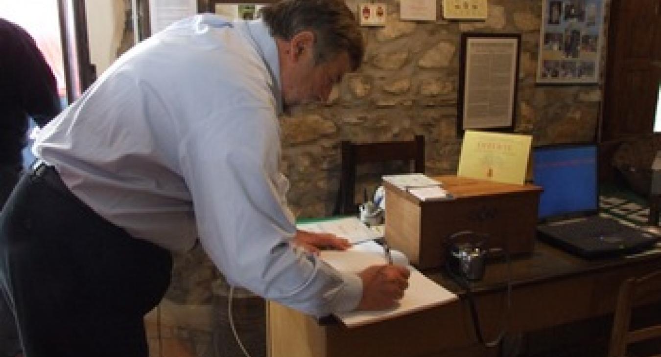 Visita Gran Maestro Gustavo Raffi