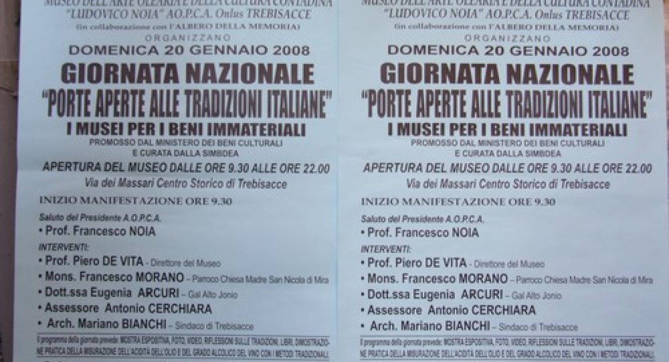 Porte Aperte alle Tradizioni Italiane