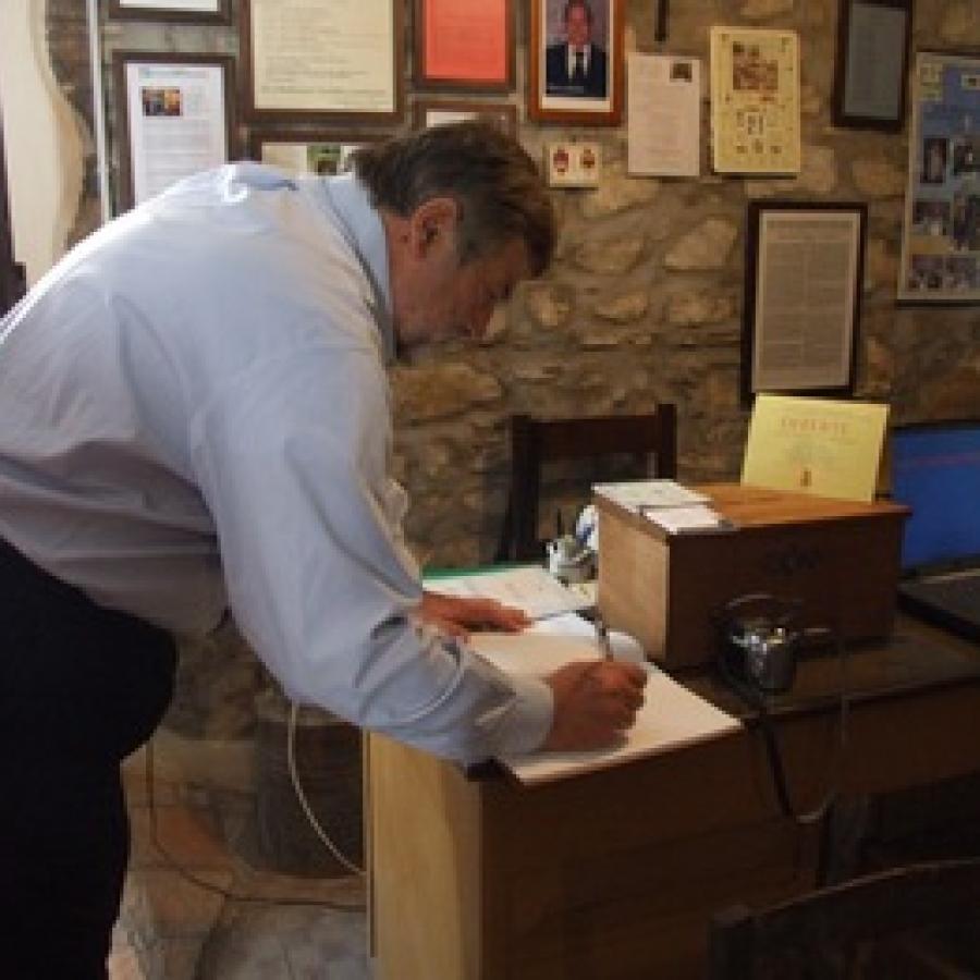 Visita Gran Maestro Gustavo Raffi